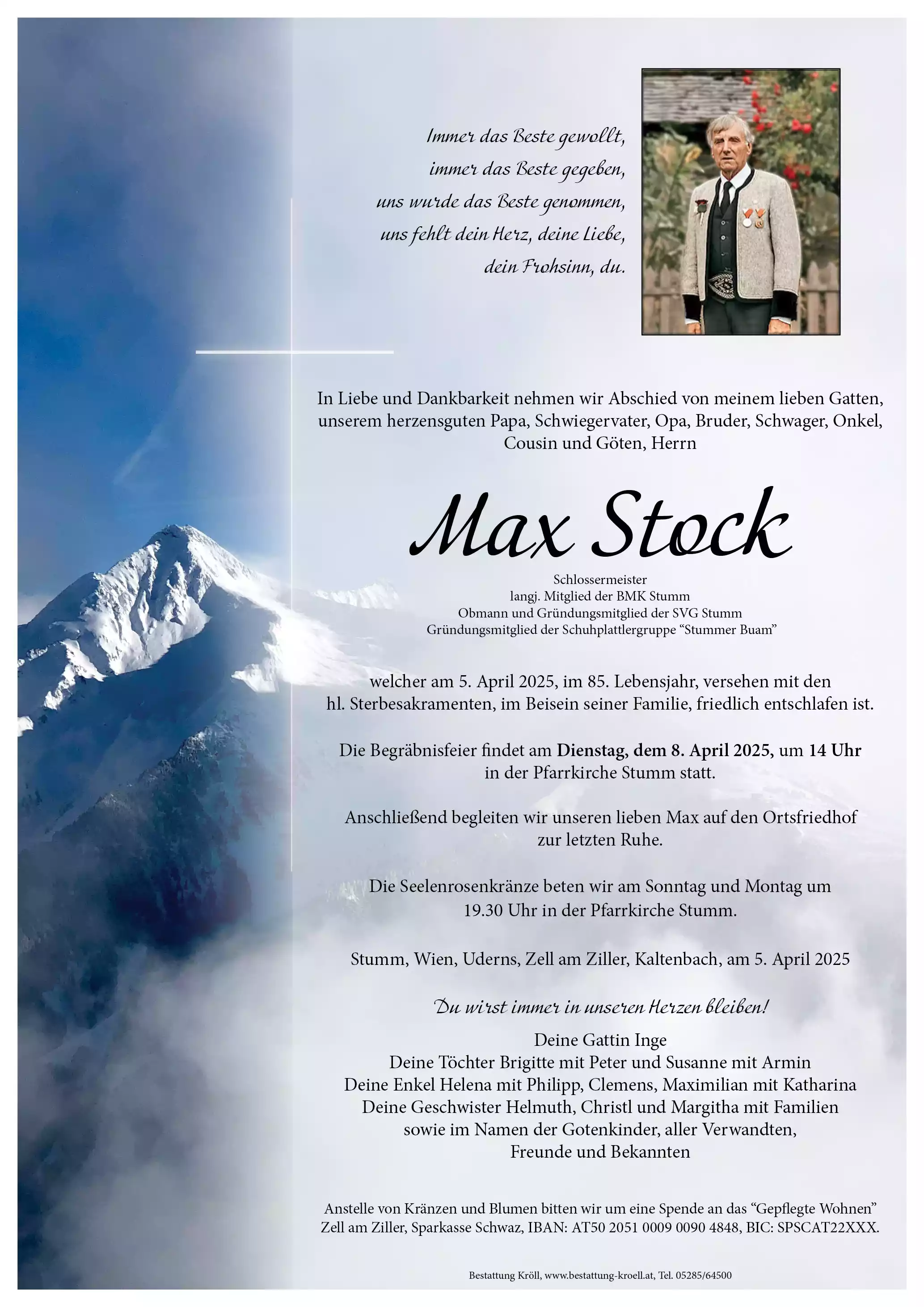 Parte von Max Stock